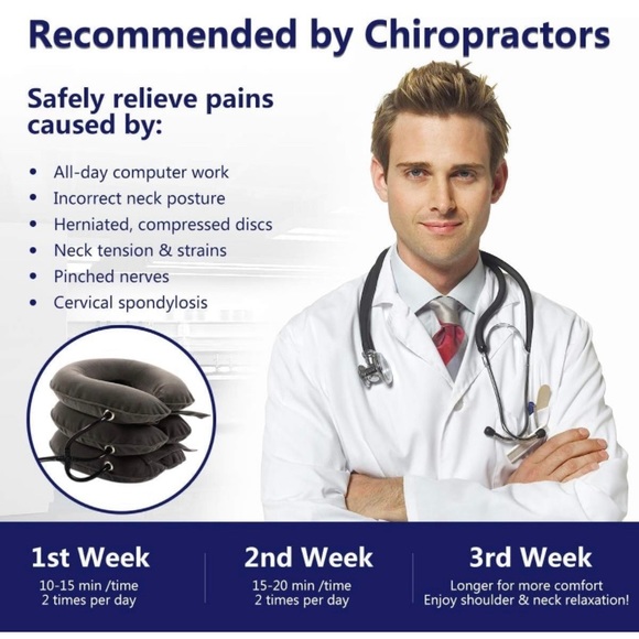 Cervical Neck Traction Device/BLUE - Picture 6 of 14